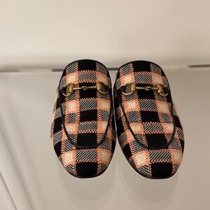Gucci Plaid Loafers